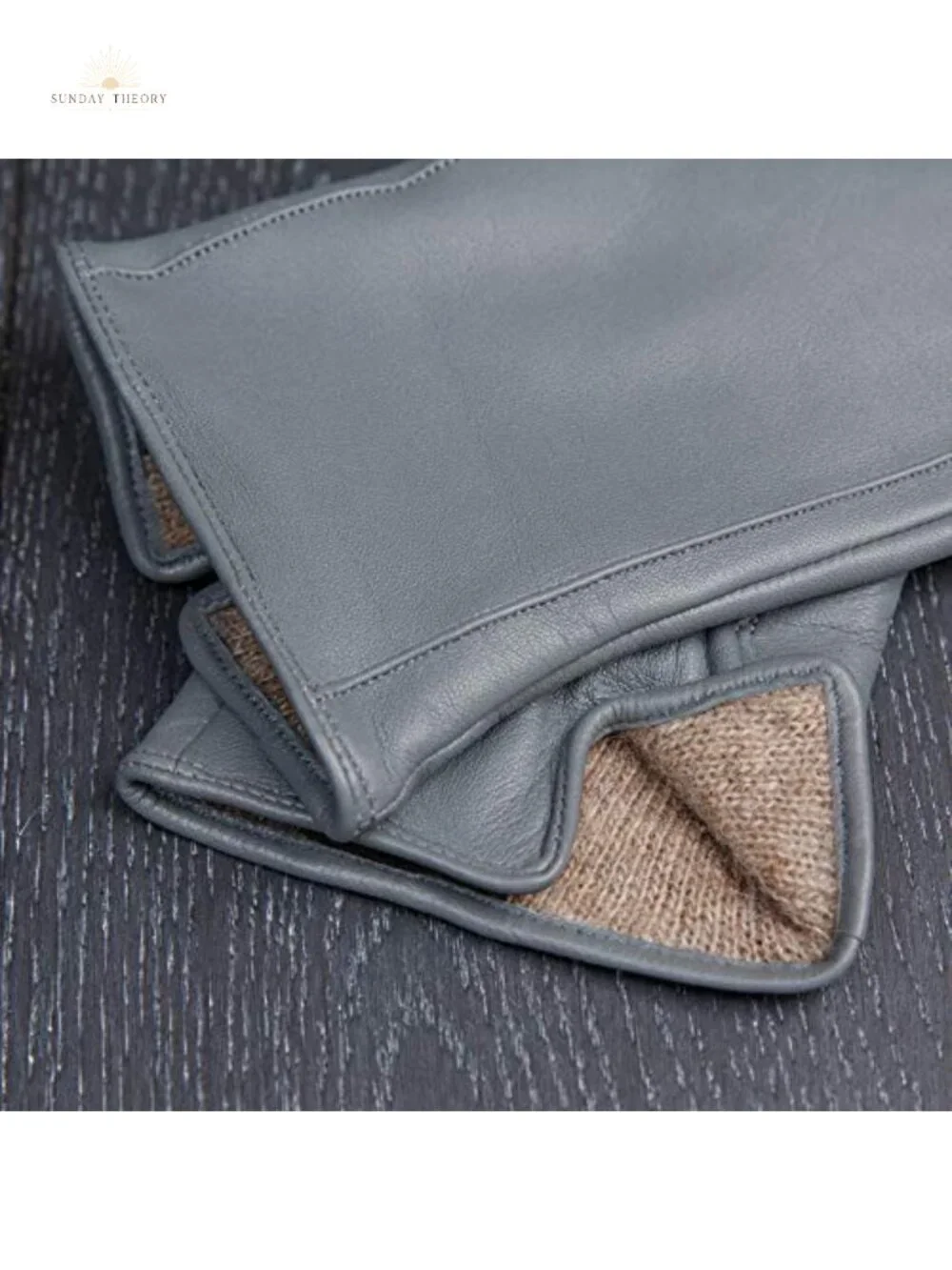 Women's Cashmere Lined Leather Gloves - Winter Warmth